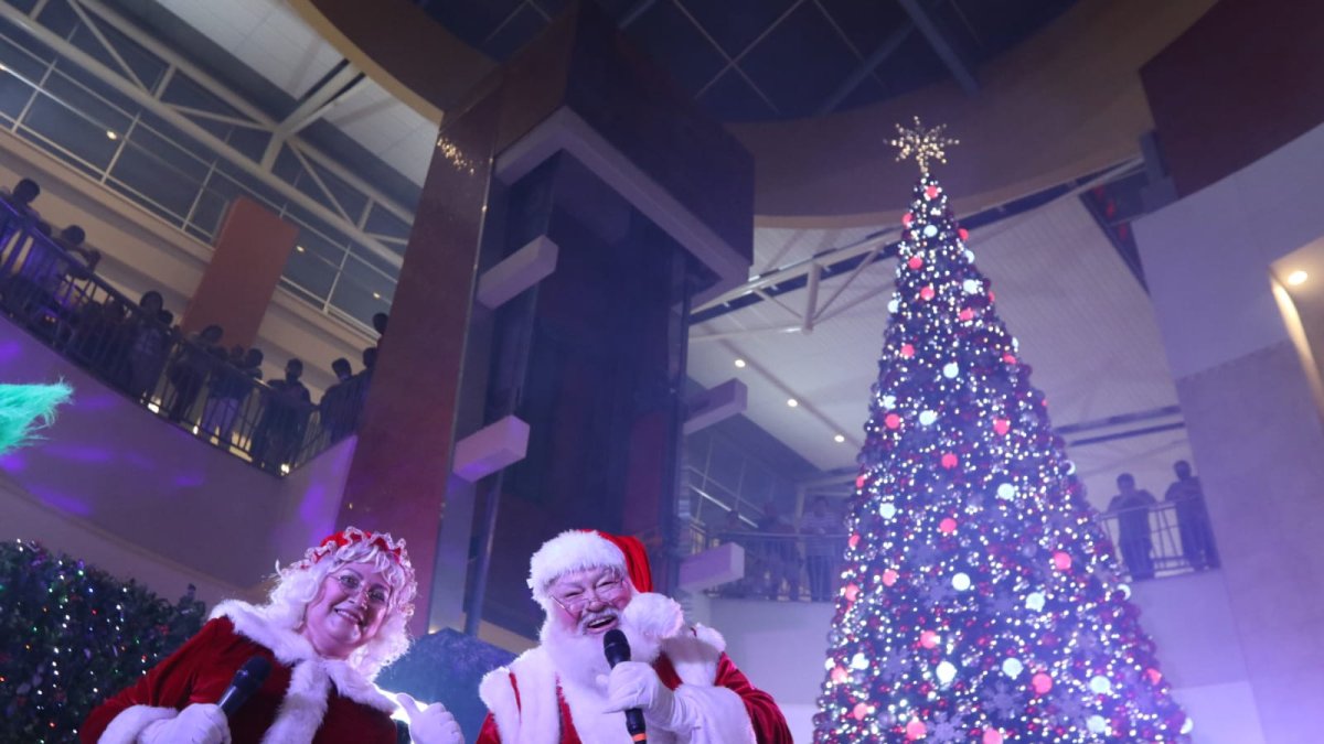 El centro comercial Mall del Sur abrió la temporada navideña
