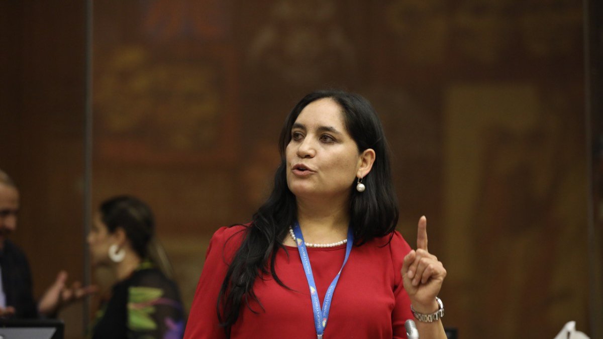 Proponente. Mireya Pazmiño, disidente de Pachakutik y aliada de los correístas, es la impulsora del juicio político a solo cuatro de los siete consejeros.