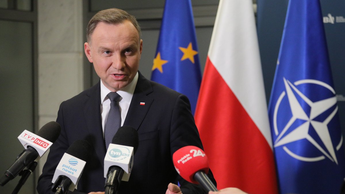 Imagen del presidente de Polonia, Andrzej Duda.