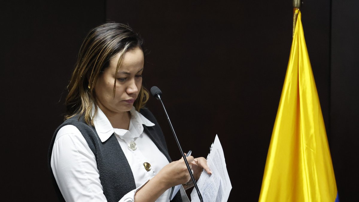 La ministra de Salud, Carolina Corcho, en una fotografía de archivo.
