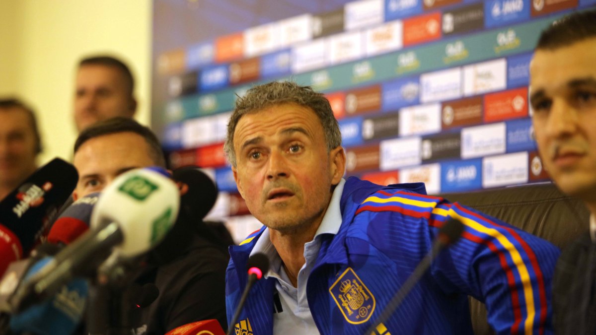 Luis Enrique habló con los medios antes de jugar su último amistoso previo al Mundial.