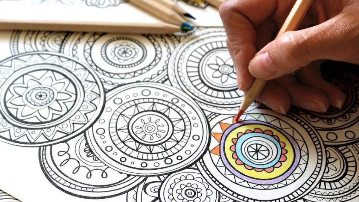 Pintar ayuda a mente la mente ocupada