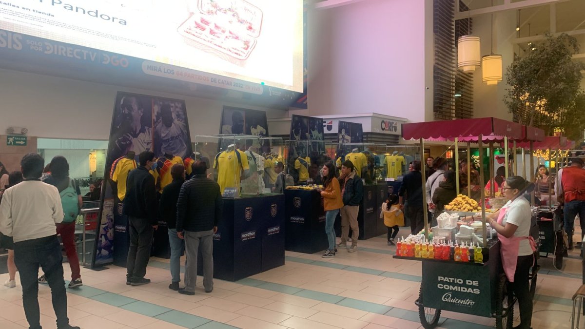 Escena. Museo de la Selección en Quicentro Shopping, en el norte.