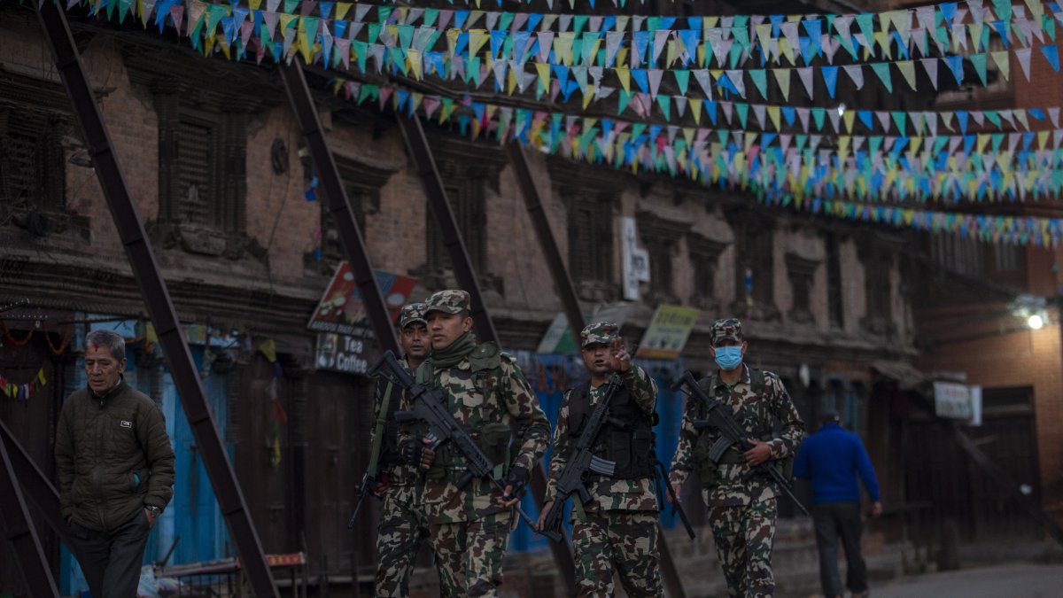 Bhaktapur. Las autoridades trataron de aplacar los incidentes.