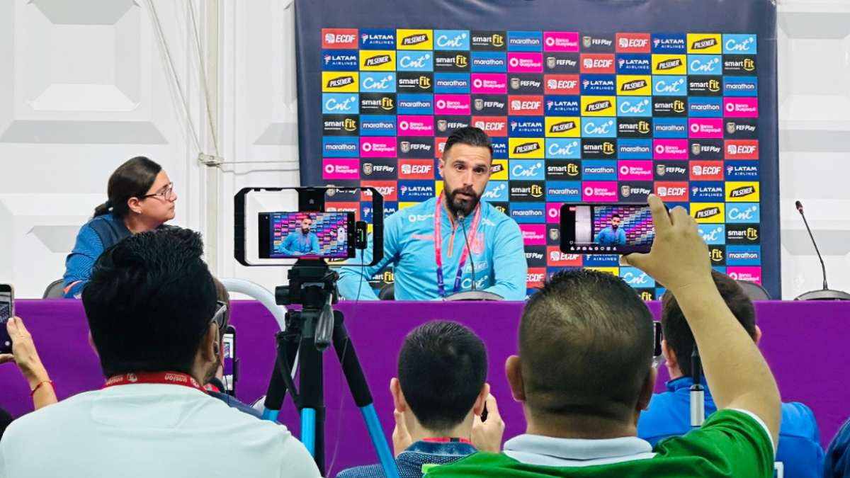 Hernán Galíndez se mostró optimista previo al partido de Ecuador frente a Países Bajos