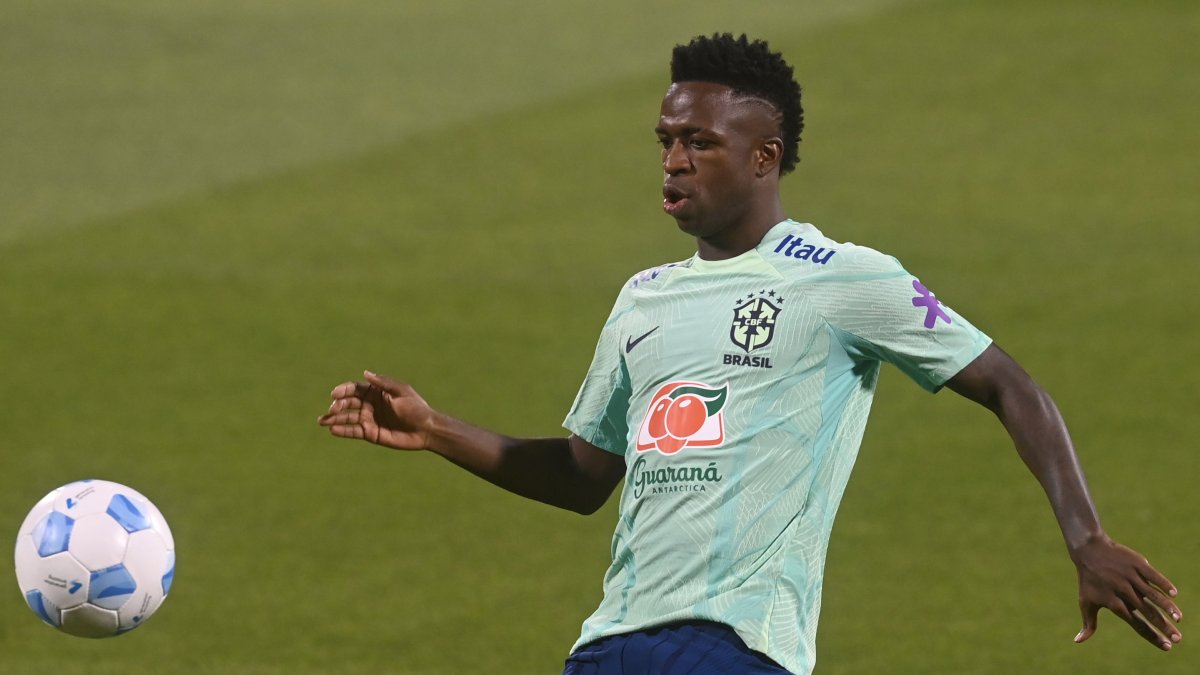 Vinícius Junior (foto) se decantó por su entrenador del Real Madrid, Carlo Ancelotti.