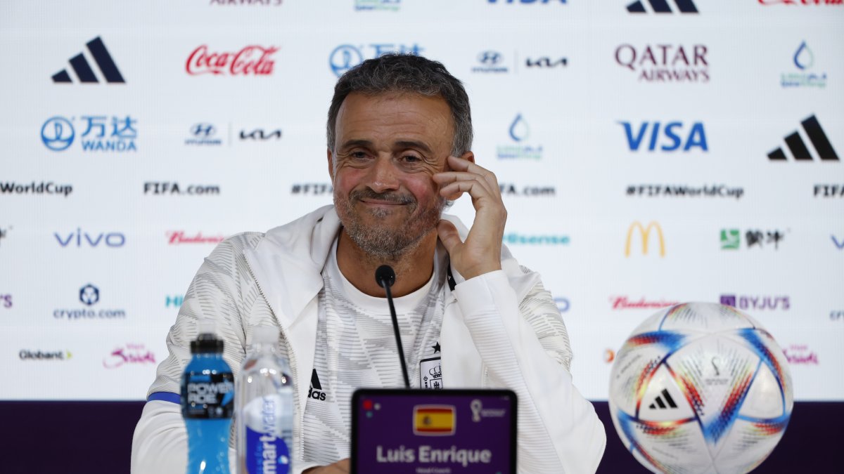 Luis Enrique, seleccionador español, confía en la victoria frente a los ticos.