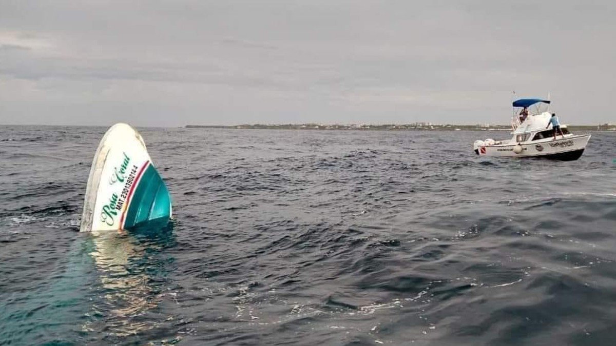 De acuerdo al testimonio de las víctimas, fueron socorridos en altamar por pescadores mexicanos.