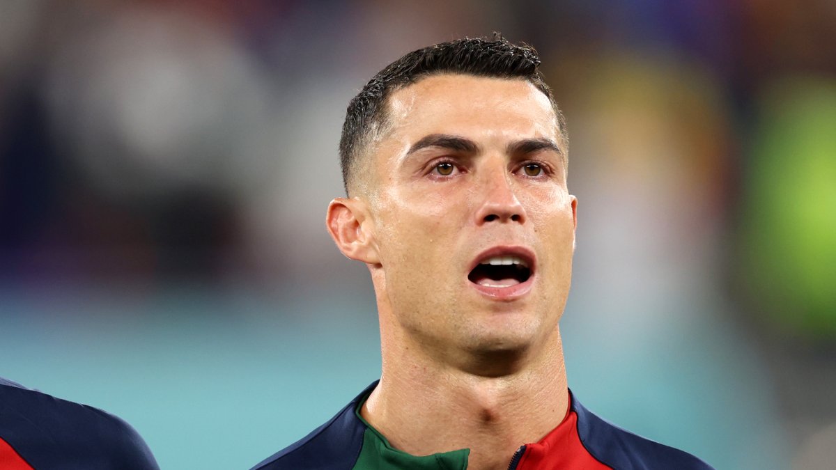 Cristiano Ronaldo llora en el partido inaugural de Portugal vs Ghana