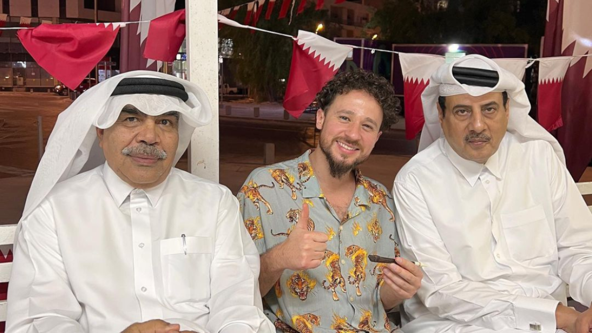 Luisito Comunica se encuentra en Catar realizando contenido y apoyando a la selección mexicana.