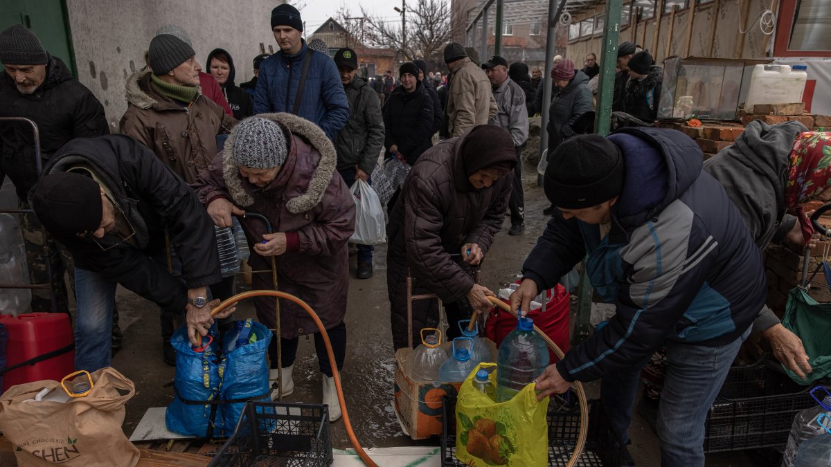 El jueves 24 de noviembre se cumplieron nueve meses del ataque al suelo ucraniano. Las necesidades son muchas. EFE/ 