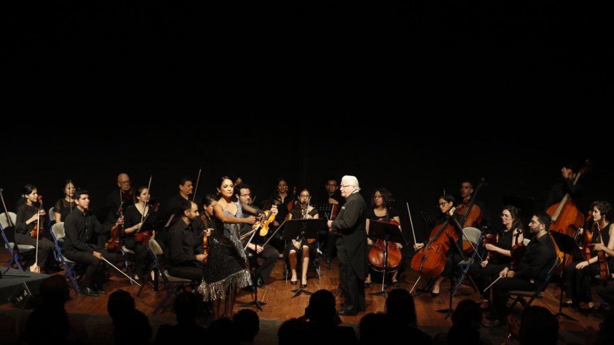 Actividad. La Orquesta Antonio Vivaldi en una de sus presentaciones.