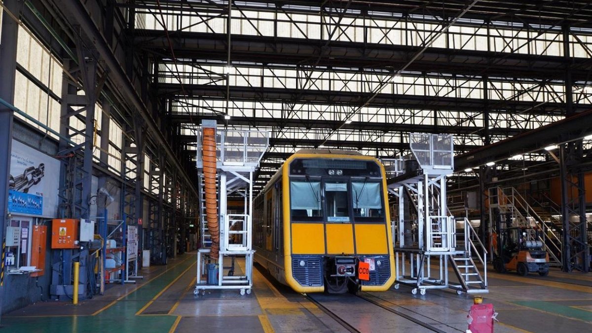 Transporte.- Uno de los metros que hay en Sidney.
