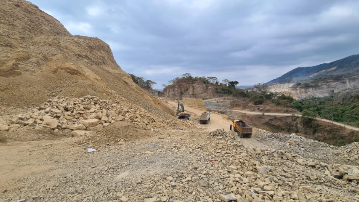 Actividad. La inspección se desplegó en cinco concesiones mineras.