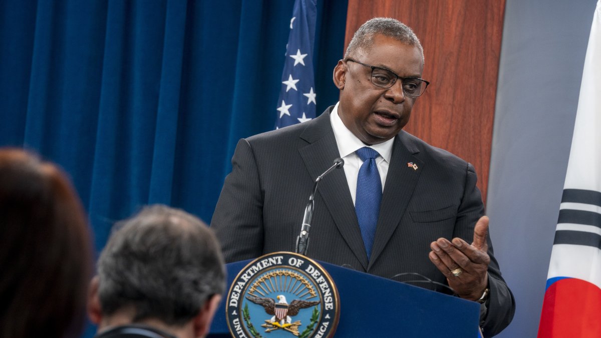 Fotografía de archivo del secretario de Defensa de EE.UU., Lloyd Austin /SHAWN THEW