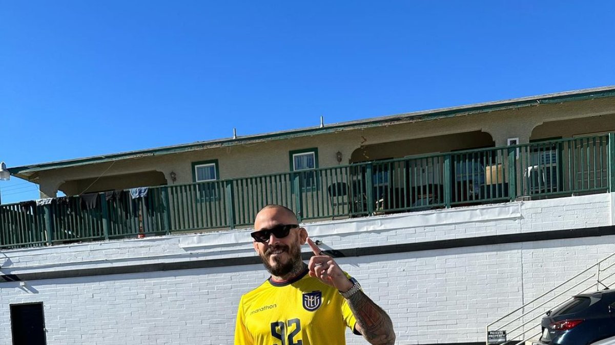 Chito Vera mostró su respaldo a Ecuador desde el inicio del Mundial de Qatar 2022