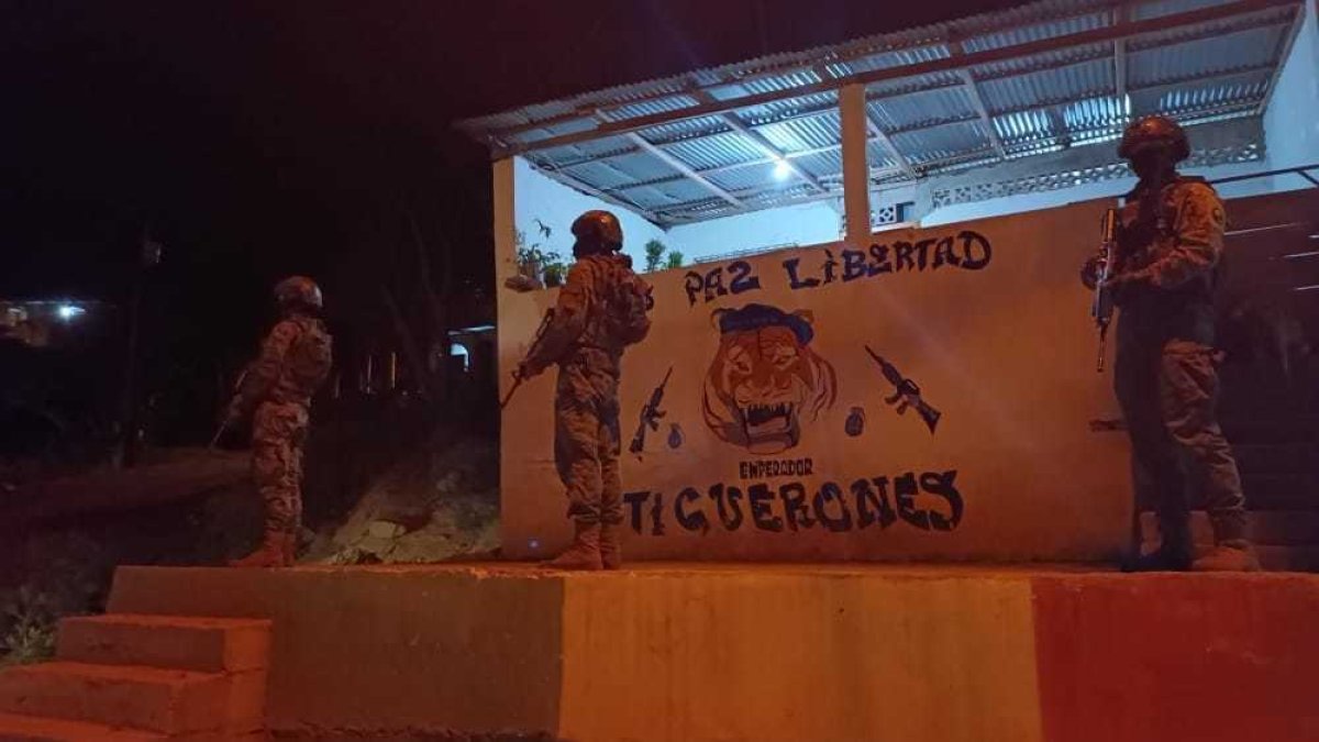 Esmeraldas. Unidades especiales de la Tarea Conjunta intervinieron en el sector La Guacharaca.