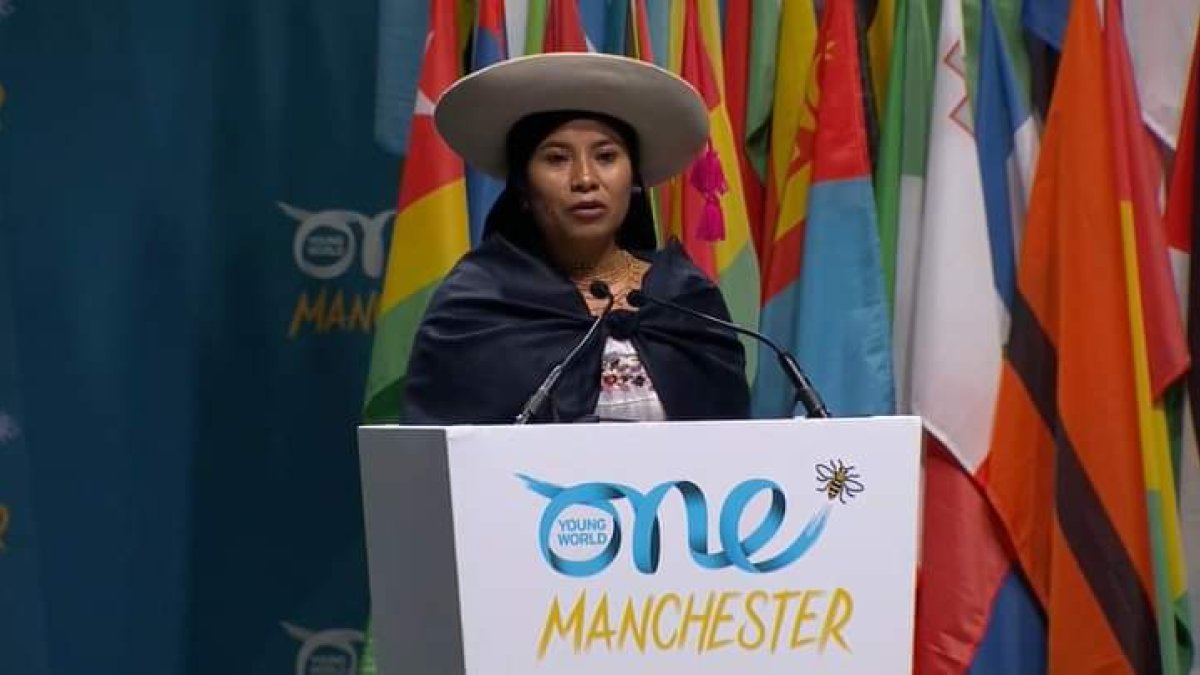 Janeth Bonilla, ganadora de la categoría Estrella Naciente (Rising Star) de los Premios Globant Internacional.