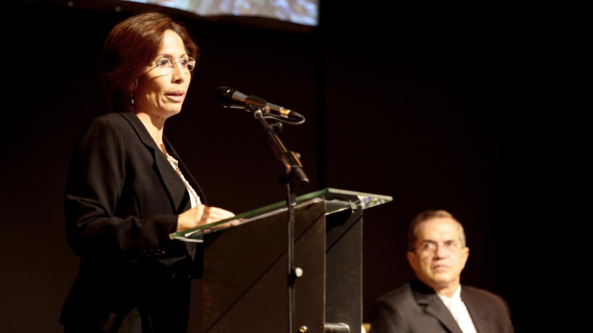 La exministra de Obras Públicas de Ecuador María de los Ángeles Duarte, en una fotografía de archivo.