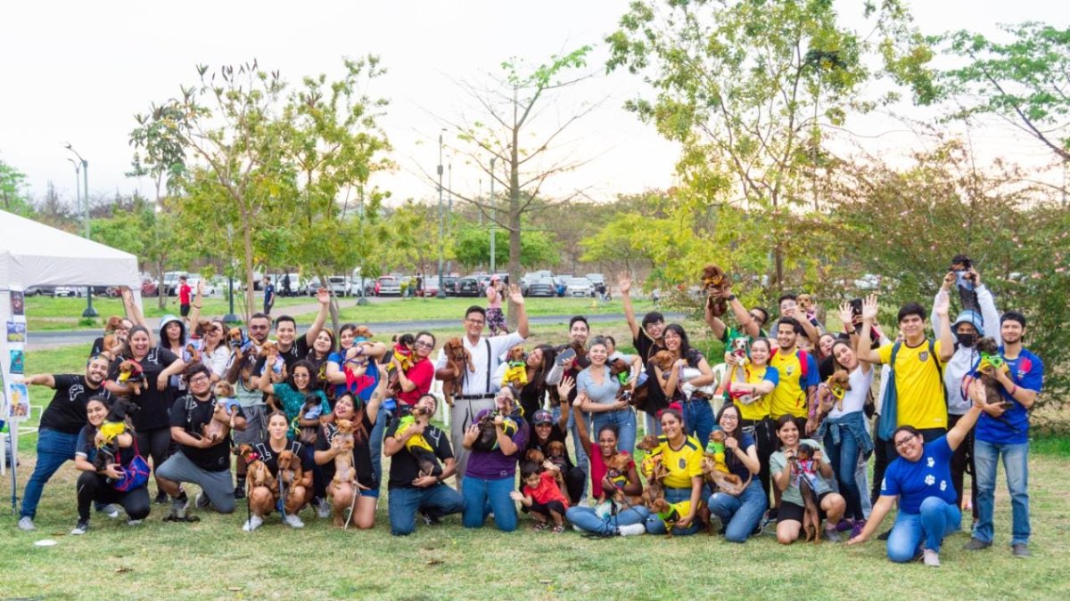Reunión. Los miembros de Teckels Guayaquil, en su cita de noviembre.