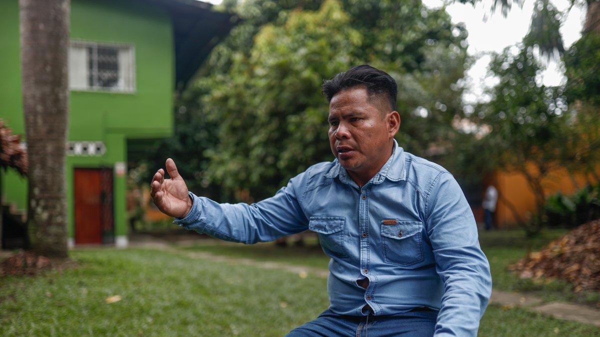 Dato. Apu Pablo Chota habla sobre el problema en la región de Iquitos.