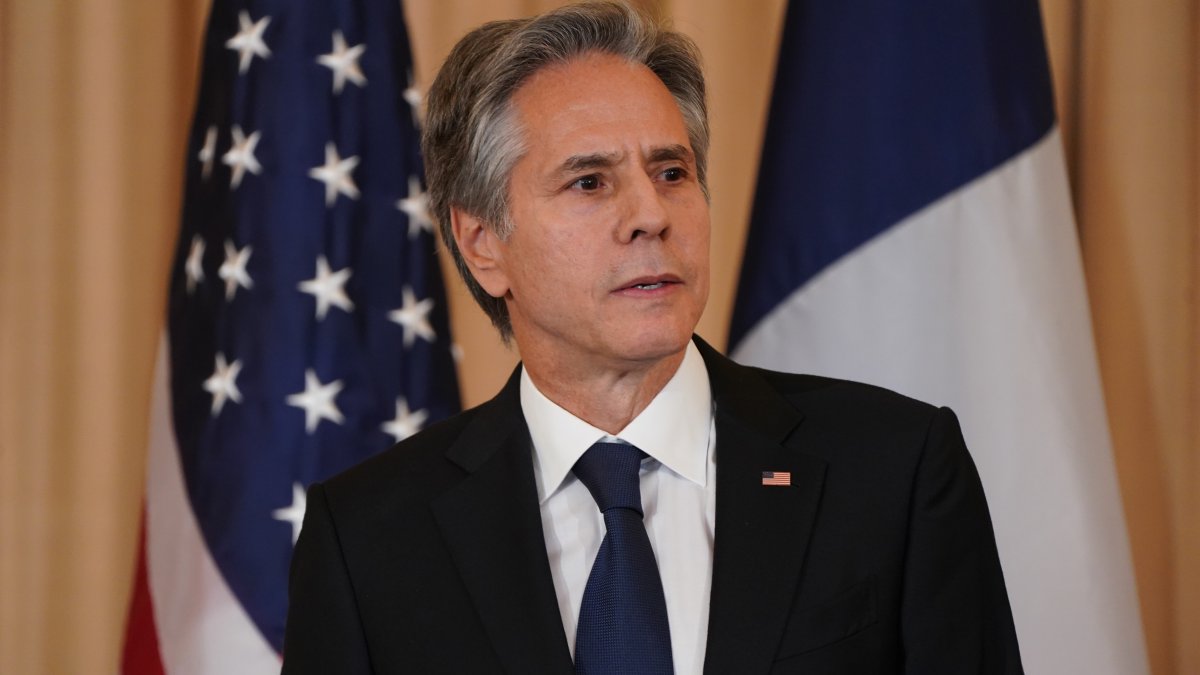 Figura. Antony Blinken durante una aparición pública.