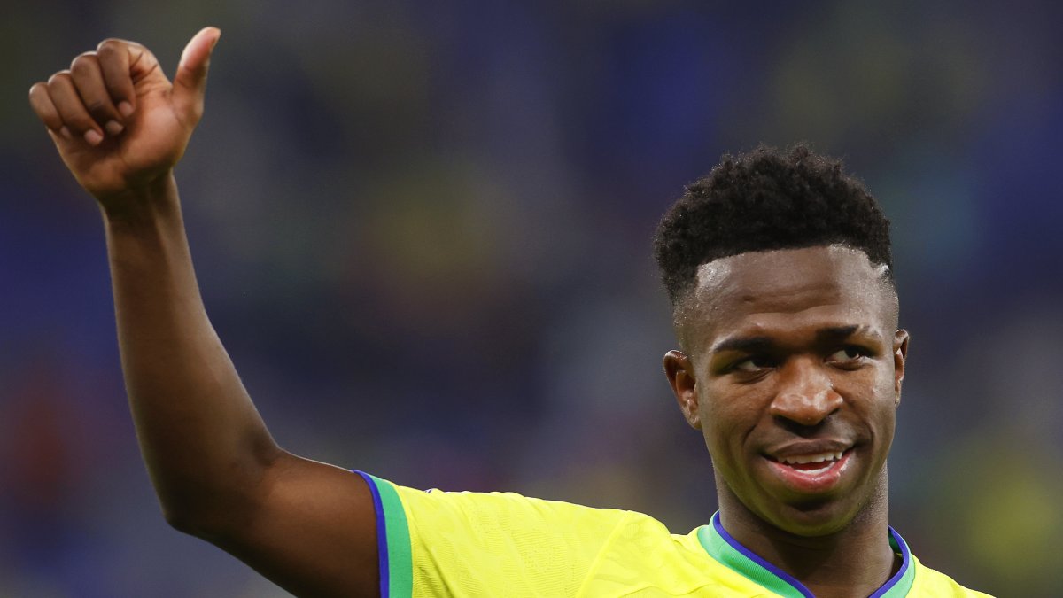 Vinicius Junior, futbolista de la selección brasileña