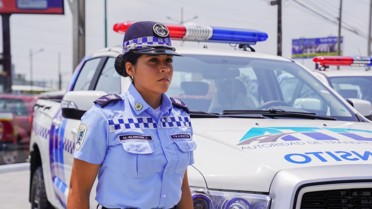 Un total de 201 agentes de la ATD, entre hombres y mujeres, saldrán desde este 8 de diciembre a controlar las calles de Durán.