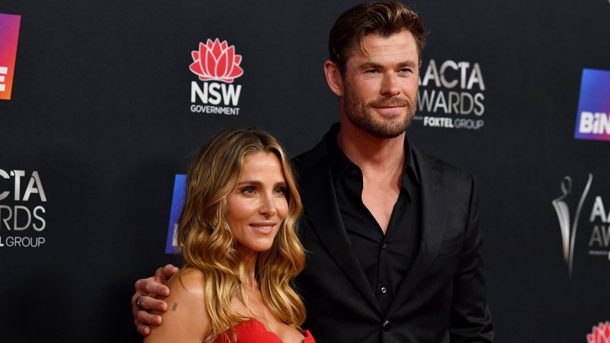 La pareja de actores.