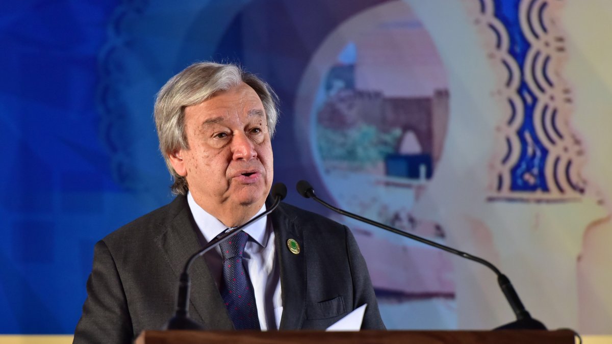 Fotografía de archivo del secretario general de la ONU, António Guterres.