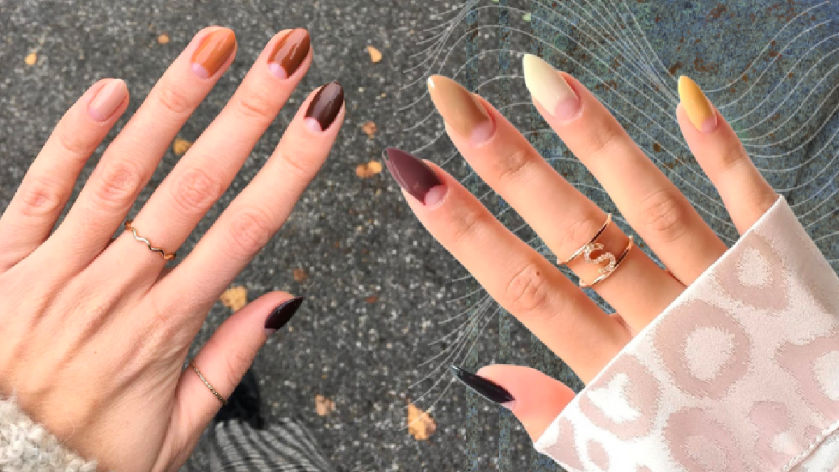 Manicura media luna regresa