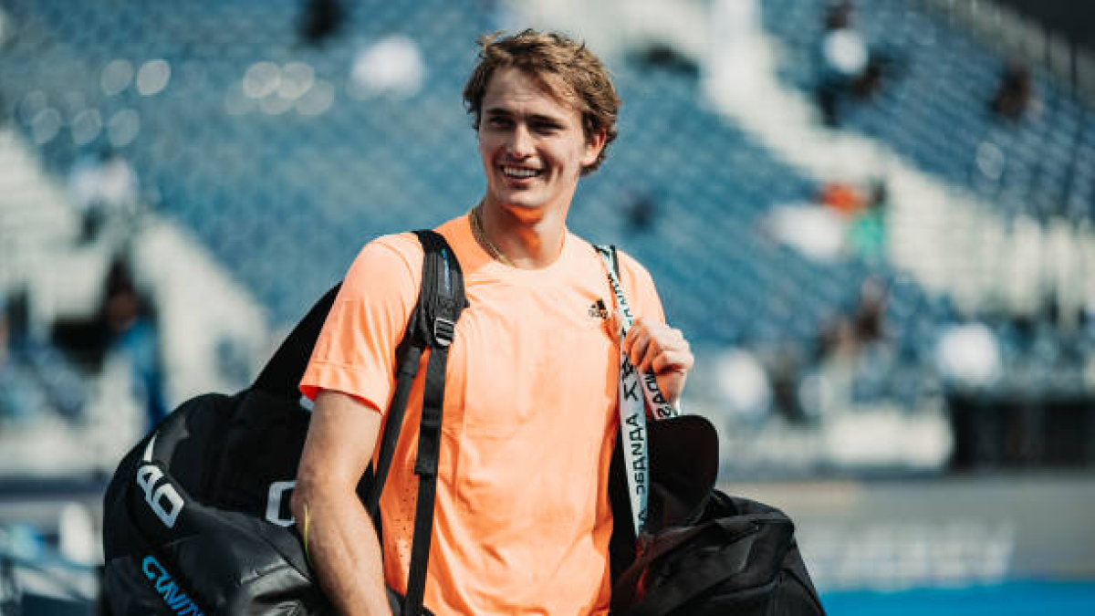Alexander Zverev, tenista alemán.
