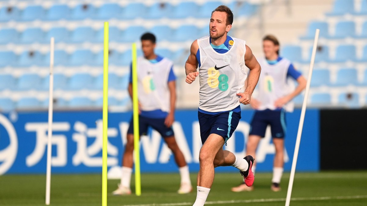 Harry Kane, delantero de Inglaterra, es una de las cartes de triunfo frente a Francia.