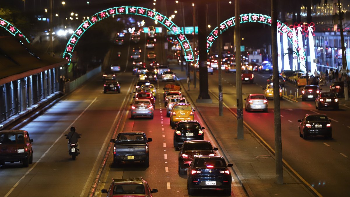 25 de Julio. Los arcos navideños son una tradición a la altura de Mall del Sur.