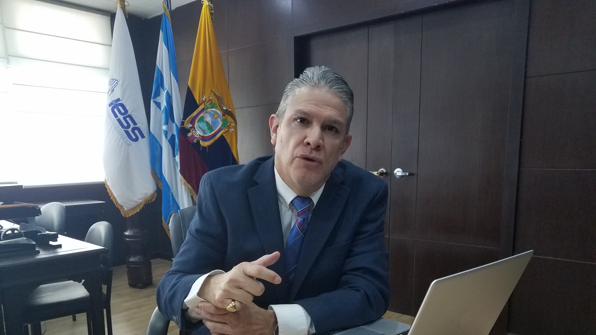 Enrique Fócil, director provincial del IESS en Guayas desde el 31 de octubre de 2022.
