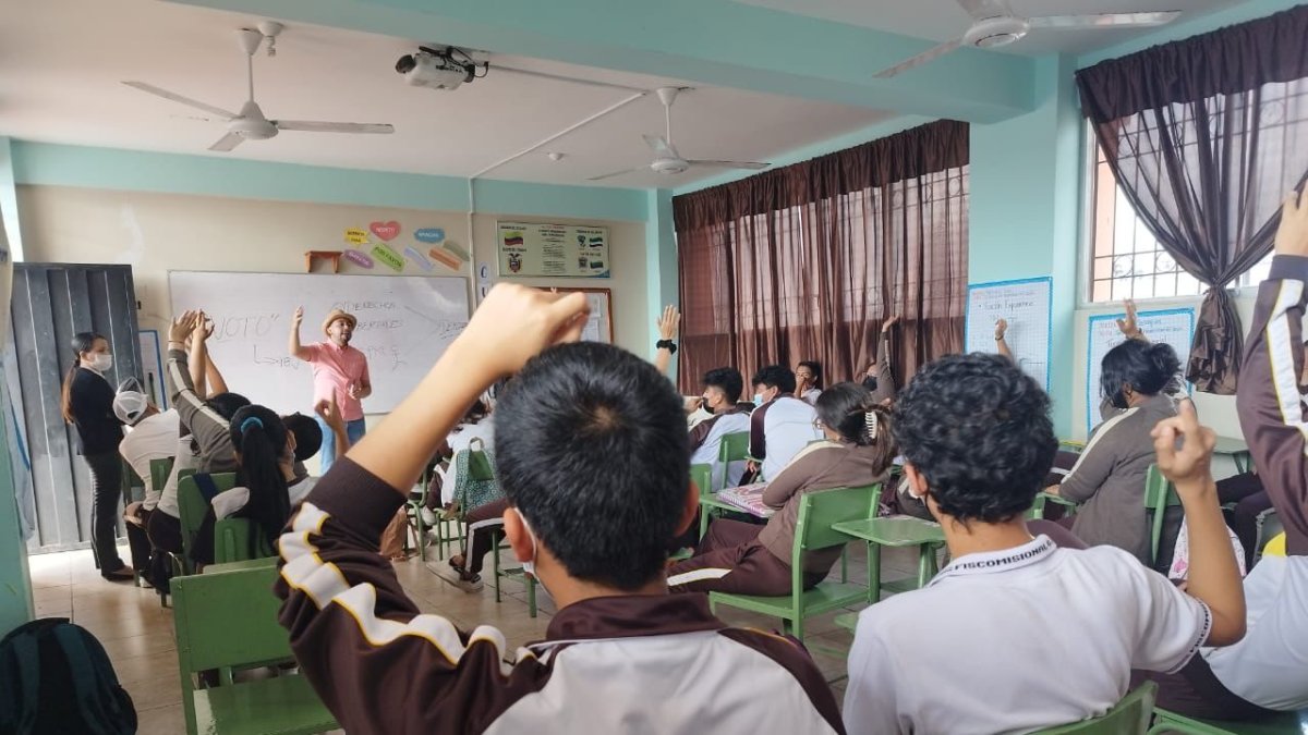 Propuesta. Algunos estudiantes han recibido charlas de forma presencial.
