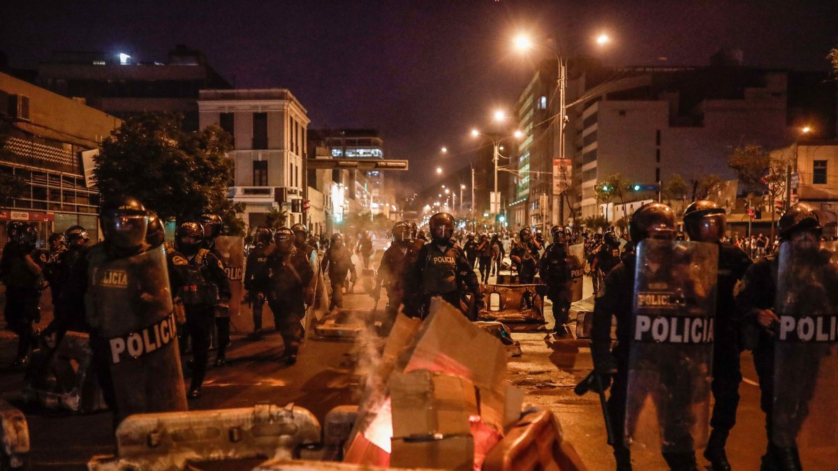 Las protestas no han parado desde la caída del Gobierno de Pedro Castillo