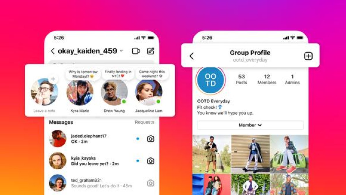 Instagram: las ‘Notas’ y otras nuevas funciones que llegan a la red social