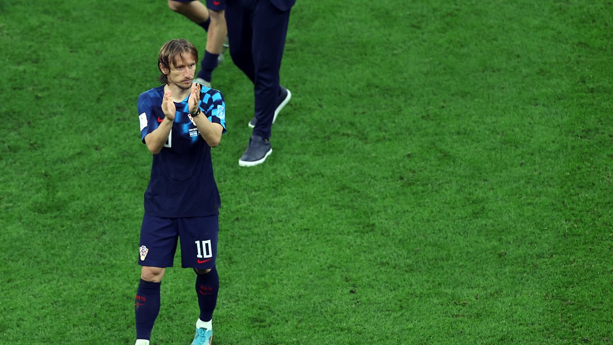 Luka Modric, mediocentro de Croacia.