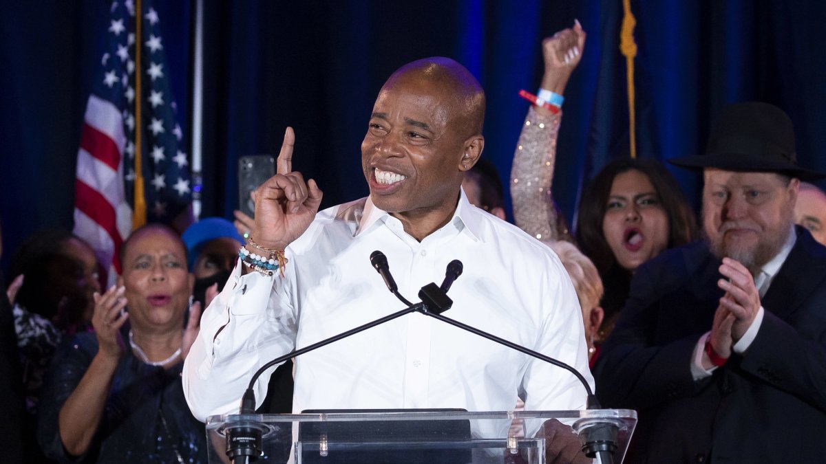 El alcalde de Nueva York, Eric Adams, en una fotografía de archivo. EFE/Justin Lane