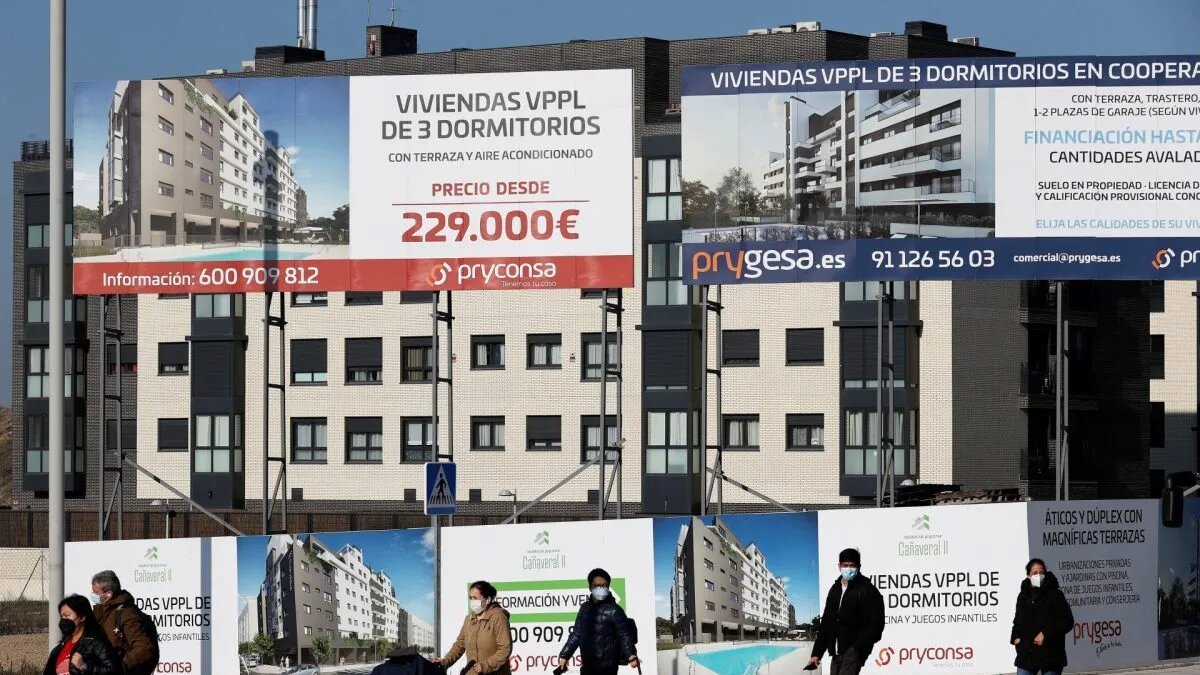 Oferta. Las operaciones de vivienda nueva cayeron el 5,4 %.