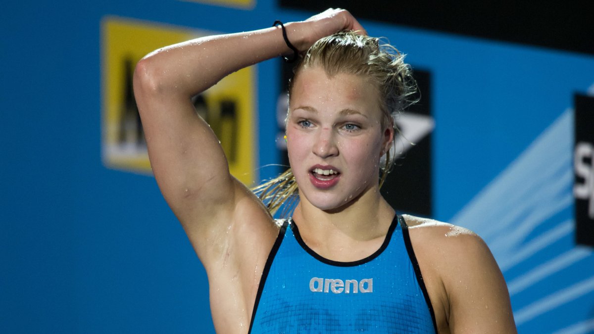 La nadadora olímpica, Ruta Meilutyte, se quedó con el oro en el Mundial celebrado en Australia.