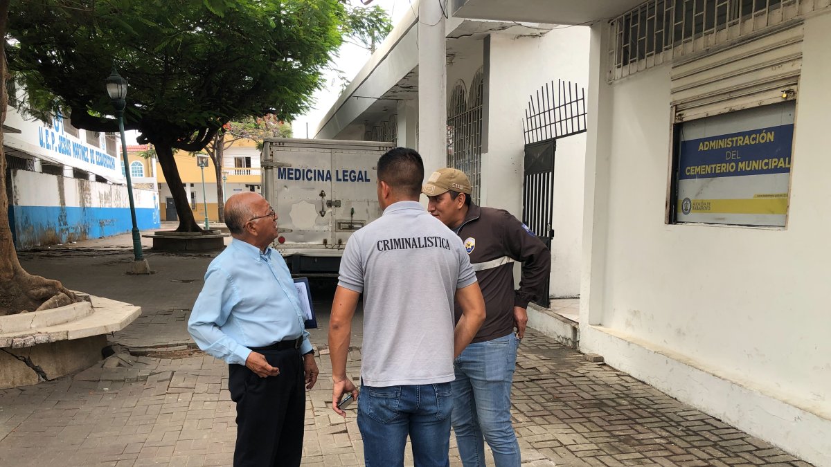 El cuerpo del asesinato permanece en la morgue de Babahoyo.