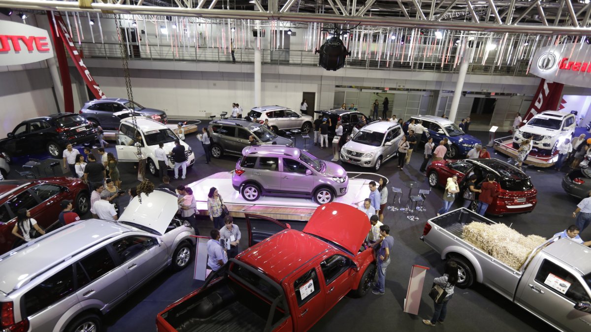 Feria.- Una exhibición de vehículos realizada en Guayaquil.