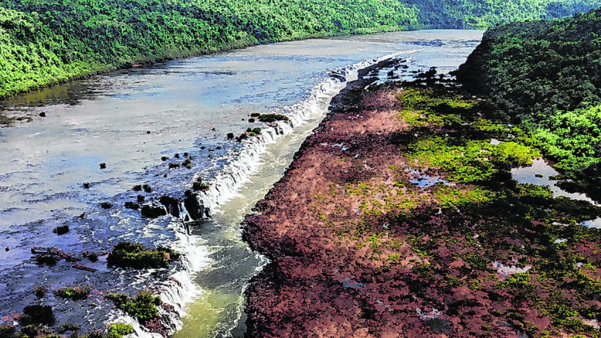 Saltos del Moconá, cataratas de la provincia de Misiones.