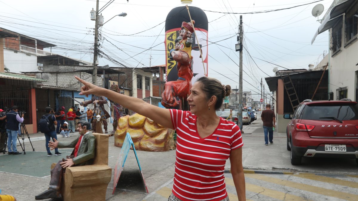 Los moradores del sector señalan los puntos que faltan ser iluminados