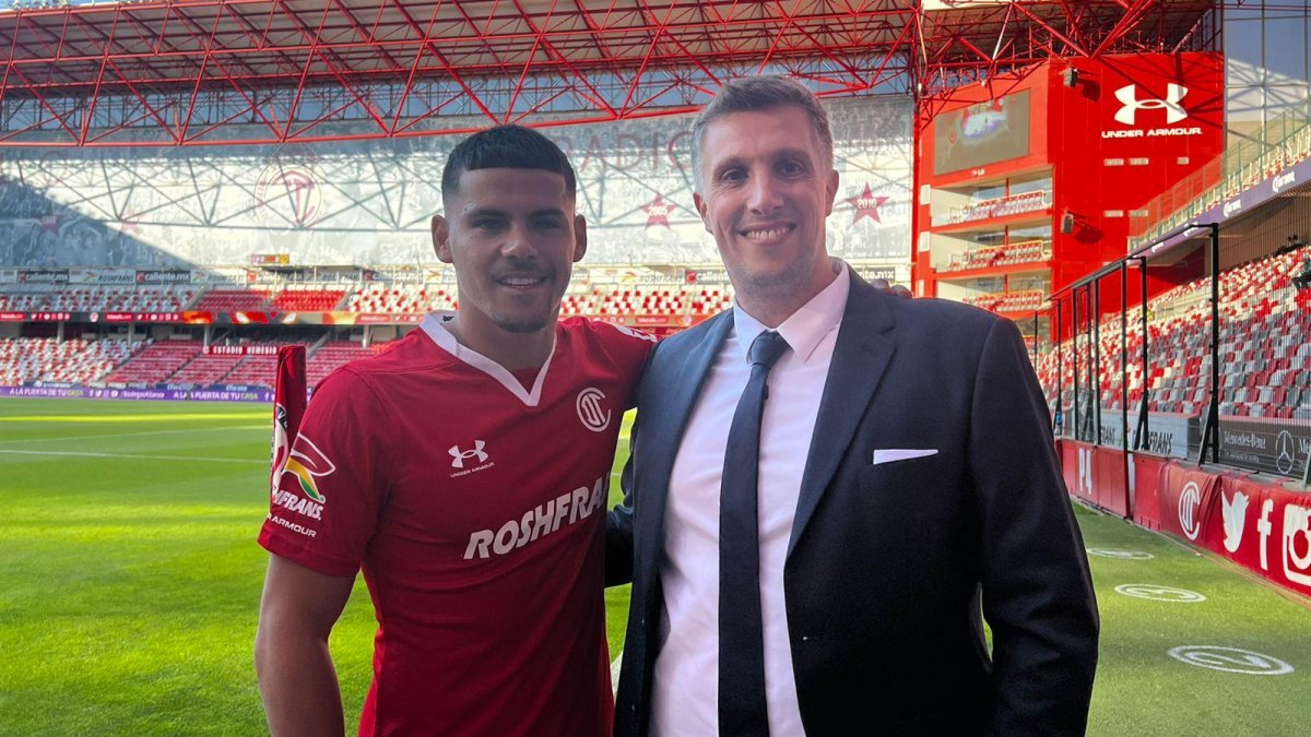 Maxi Araújo, nuevo jugador del Toluca, que en la anterior temporada militó en el Puebla.