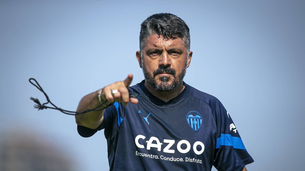 Genaro Gattuso, entrenador del Valencia, agradece el compromiso mostrado por los jugadores.