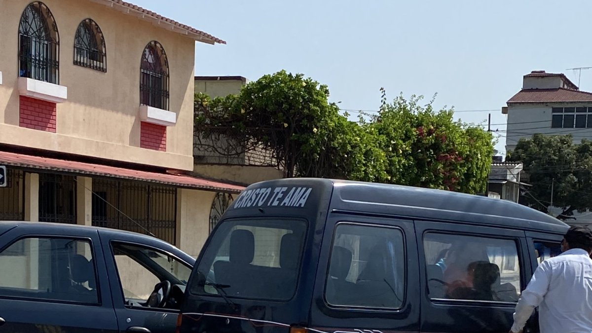 Los vecinos captaron el momento justo de un nuevo choque