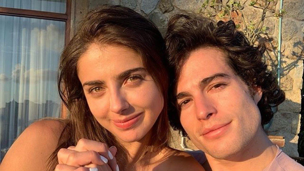 La mexicana con Danilo Carrera.